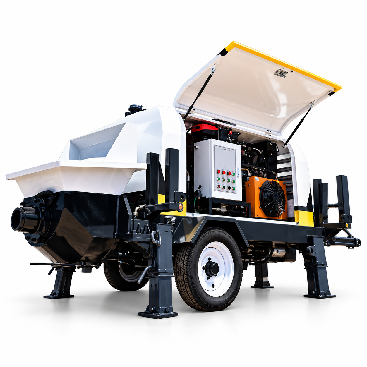 KRD RD-10 stationary concrete pump — image 1