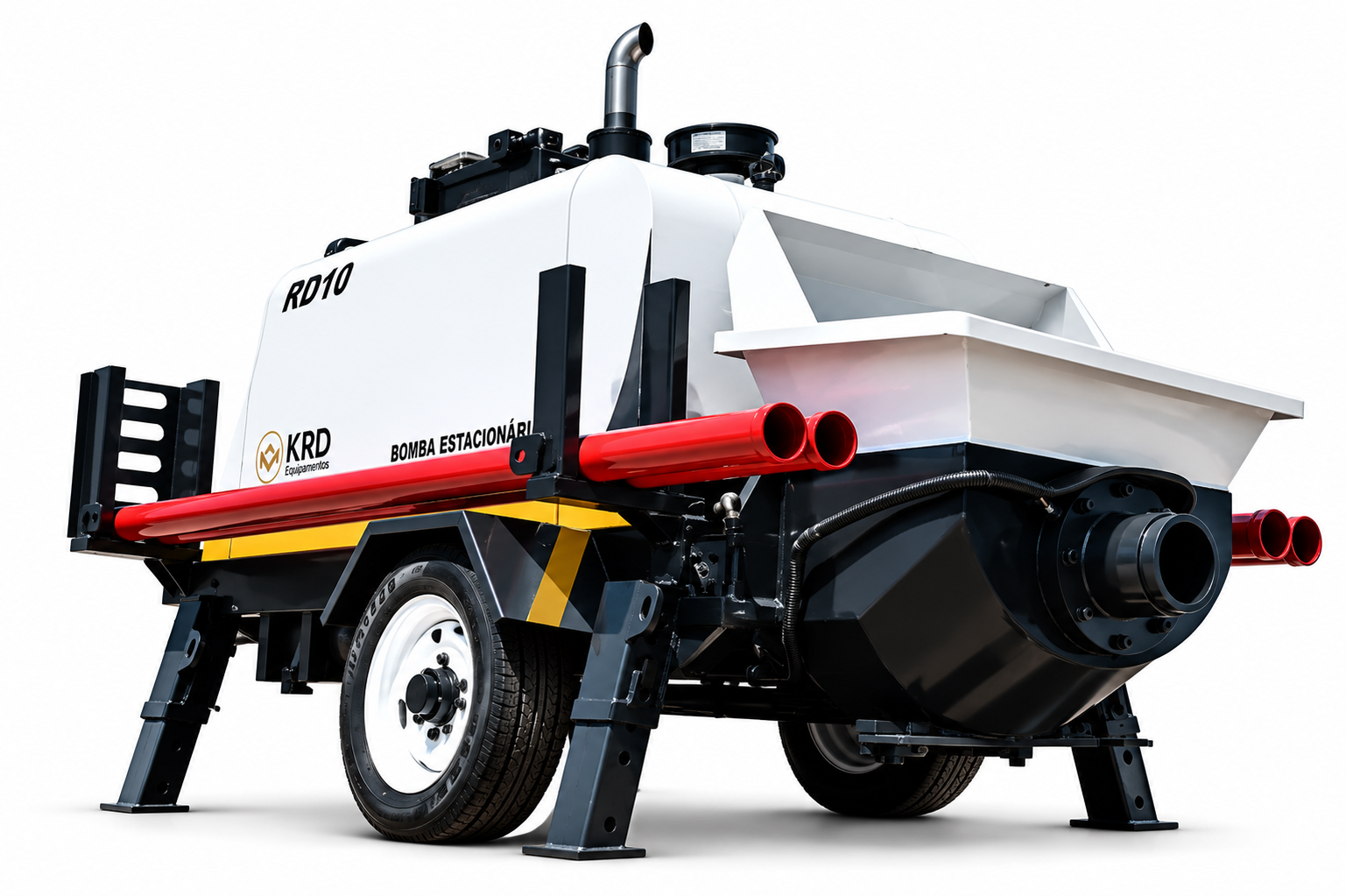 KRD RD-10 stationary concrete pump — image 4