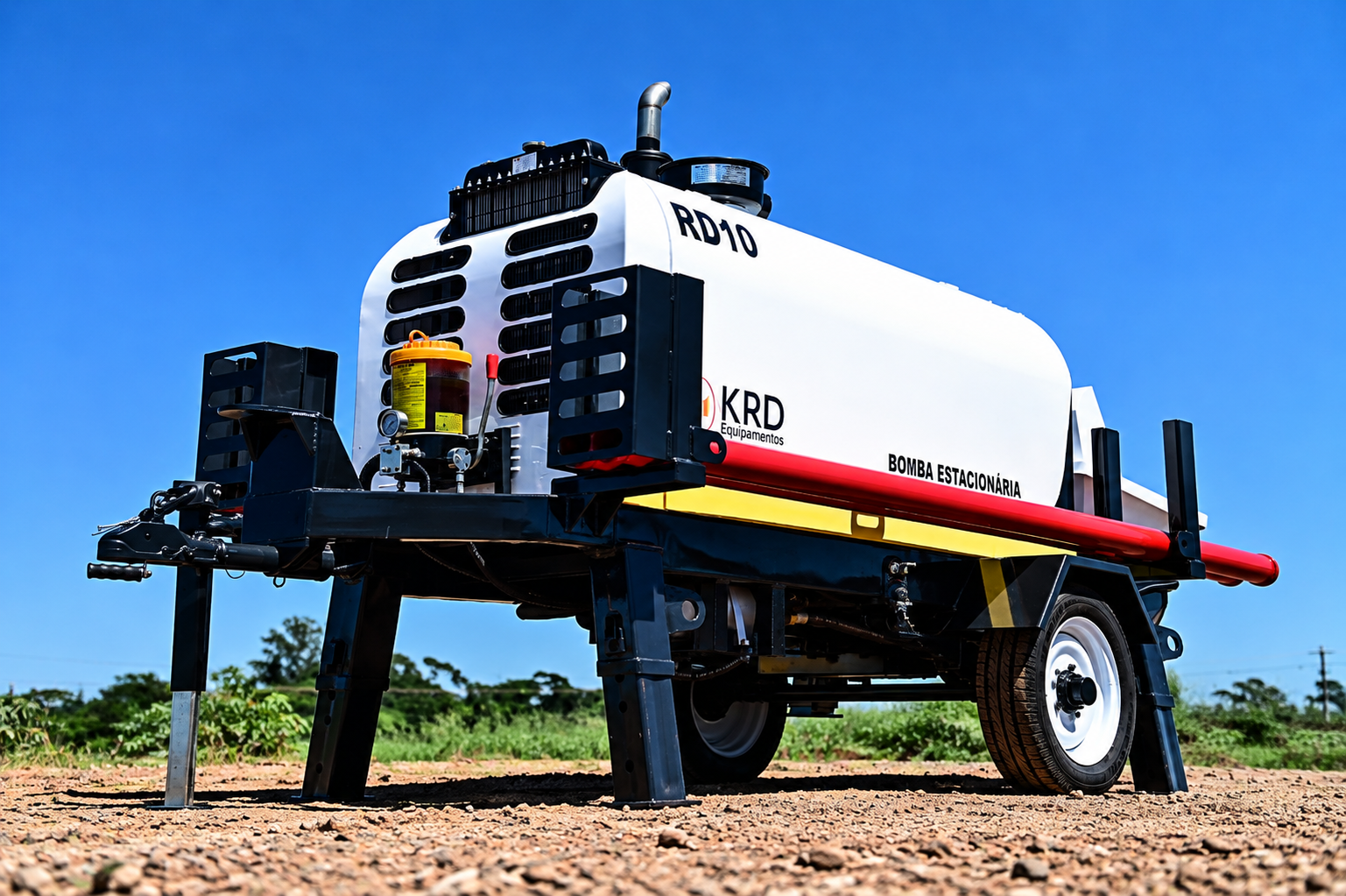 Bomba estacionária RD 10 da KRD Equipamentos