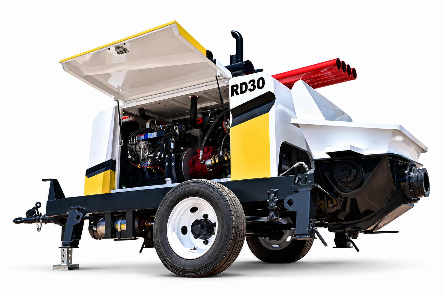 KRD RD-30 stationary concrete pump — image 2