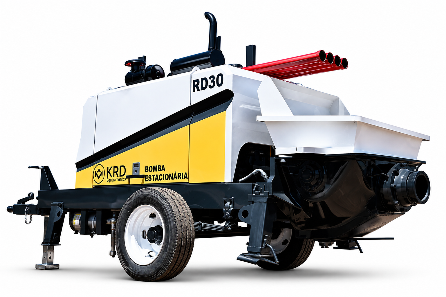 KRD RD-30 stationary concrete pump — image 4