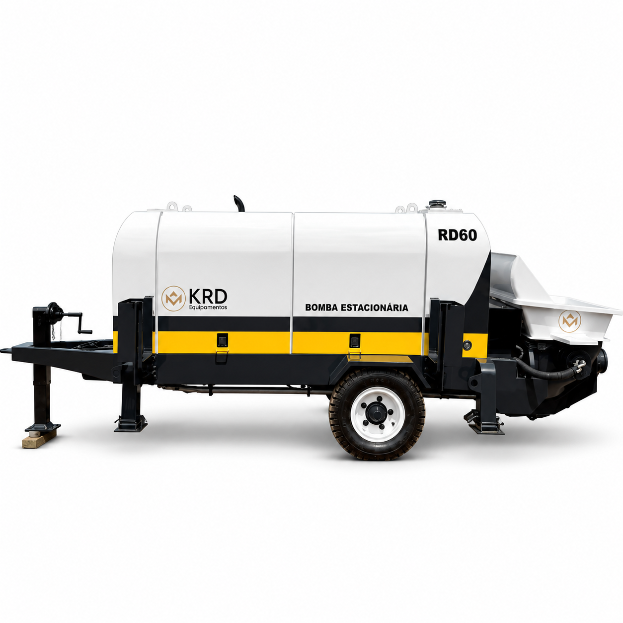 KRD RD-60 stationary concrete pump — image 1