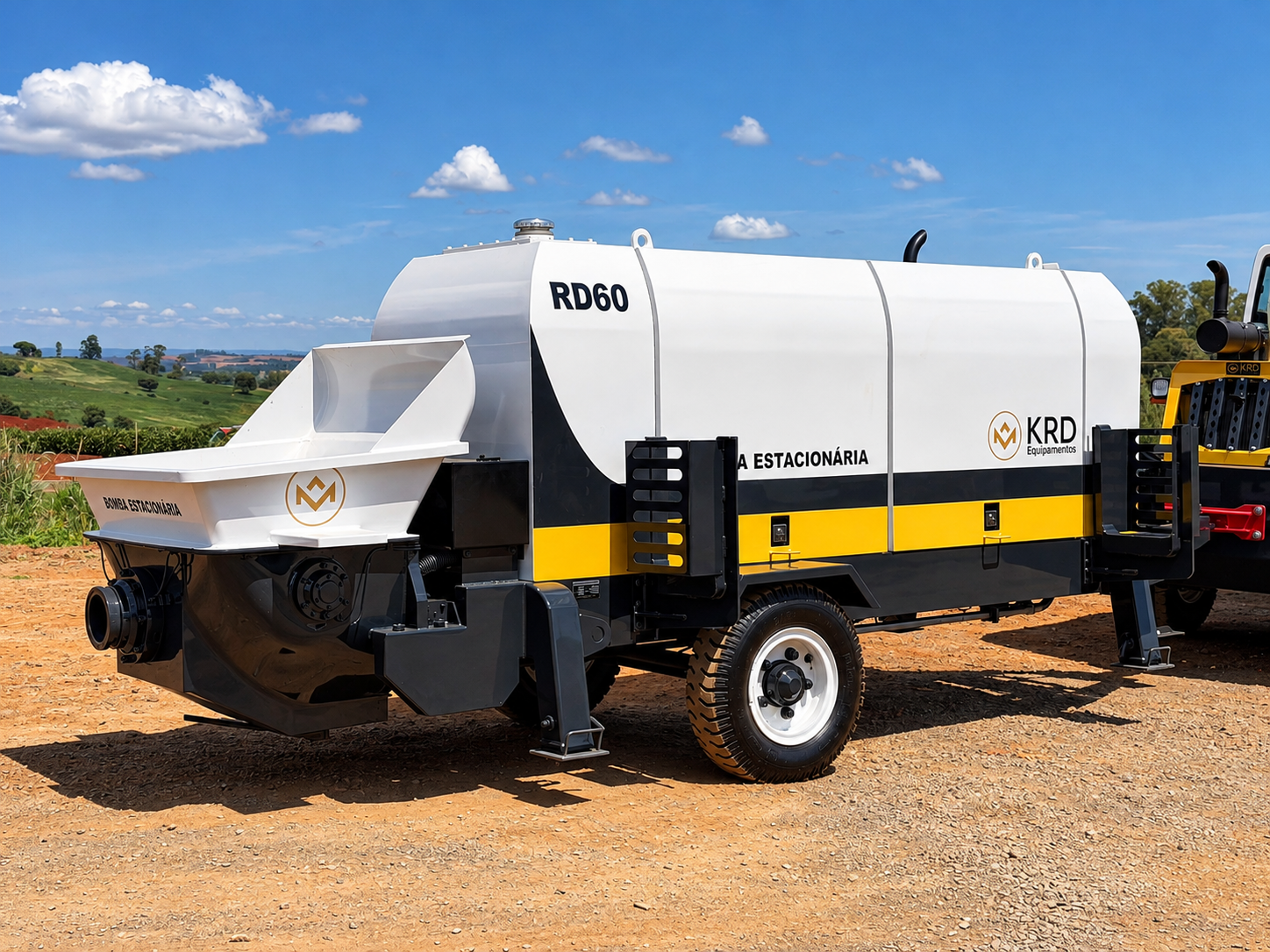 Bomba estacionária RD 60 da KRD Equipamentos — capa