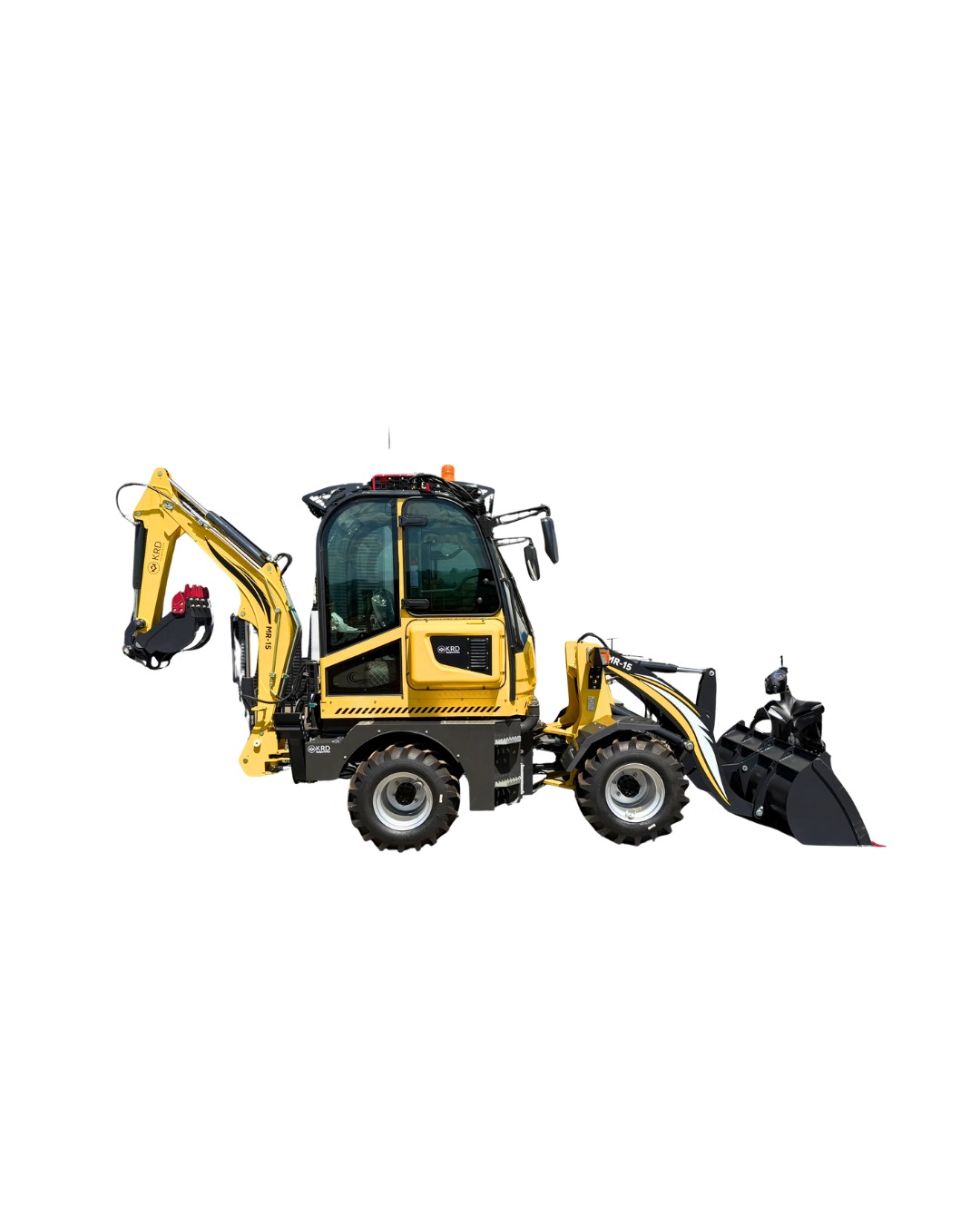 Mini retroescavadeira MR-15 da KRD Equipamentos — vista 2