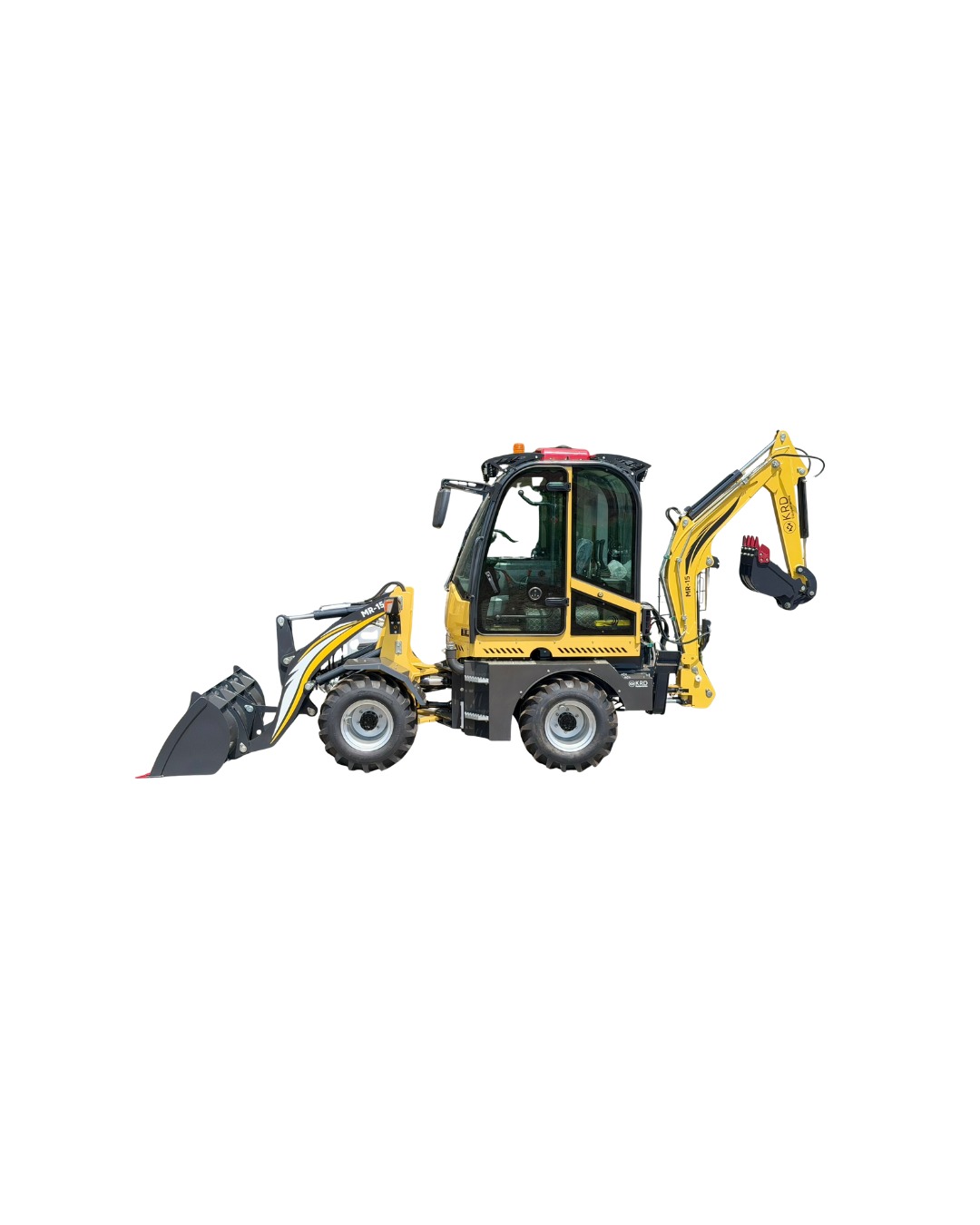 Mini retroescavadeira MR-15 da KRD Equipamentos — vista 3